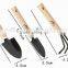 3 pcs competitive price high quality steel kids garden hand tool set
