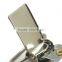 Rectange Face Metal Suspender Clip with plastic teeth inside for garment, 1 inch High Quality Fashion Metal clip