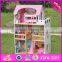 2016 luxurious children big wooden dollhouse kits W06A163-S