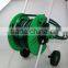 BERRYLION 20m flat garden hose reel with wheels for watering flowers and cars