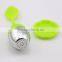 Colorful Leaf Shape Silicone Tea Infuser With Stainless Steel