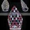 Crystal Fashion Wedding Crowns Headband In Green And Red Color