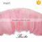 Bulk dyed light pink goose feather trimmings for garment accessories