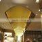 Architectural wire mesh ceiling