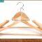 wooden hanger with flat hook