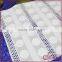 white regular swiss guipure embroidered cotton sheeting lace fabric