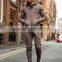 men's hooded tracksuit top slim fit tracksuit