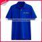 China Wholesale Price Embroidery Custom Blue Polo Shirt 100% Cotton Mens