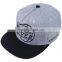 Plastic Snap Back Flat Bill Wool Blend Organic Snapbacks Made in China