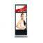 55 and 32 inch dual monitor display,double screen kiosk,free standing advertising video display kiosk