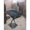 Wildlife Bronze Bird Sculpture - Peacock Sculpture