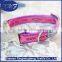 Custom Logo adjustable dog collars with mental safety breakaway buckles