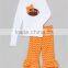 high quality Rugby applique wholesale casual kids clothes