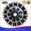 Diamond sintered concave saw blade