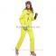 Fashionable Red Ski One Piece Jumpsuit with Many Zippers and Pockets