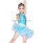 Girls Kids Latin Dance Costumes Red Stage Dance Wear For Child