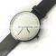 Customized Women Men Unisex Two Hand Ultra Thin Genuine Leather Quartz Watch