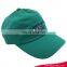 Cheap 100% cotton lower profile 6 panel high quality cyan baseball caps