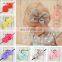Chiffon bows with fine elastic hair band girls hair Europe neonatal Headband