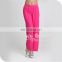 Bamboo Fiber Full Length Casual Pants Solid Colors Yoga Lounge Wear