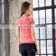 Bulk custom wholesale athletic wear quick dry slim fit womens fitness t shirt fitness t-shirt