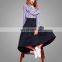 Spring Slim Skirt Irregular Big Pendulum Umbrella Skirt Long Black Women Dress