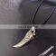 Men's Jewelry Metal Ivory Elephants Teeth Spike Pendant Necklaces