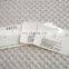 Cheap price custom transparent PVC necklace earring jewelry display cards