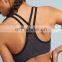 Manufacturer custom sublimated women activewear, removeable padded yoga bra tops