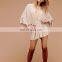 Ladies Night Wear With Shorts Fashion Deep V-neckline Jumpsuit Wholesale