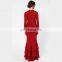 Modern islamic clothing wholesale fashion ruffle design long bell sleeve baju kurung