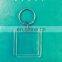 Promotional cheap blank plastic acrylic photo keychains