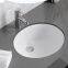 Bathroom white color competitive price face under counter wash basin sink