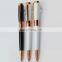 frosted black color barrel elegant metal ballpoint ball pen