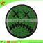 Most popular Factory supply Customized designed shape green embroidery patch