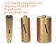 vacuum brazed diamond core bits for construction materials coring miya@moresuperhard.com