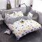 70gsm bedsheet fabric 100 polyester brushed printed designs for home textile