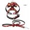 Butterfly Knot Cloth Pet Collar Leash Training Dog Leather Rope Pet Chain Pulling Rope