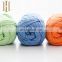 Hand knitting yarn baby crochet and recycled cotton yarn dyed for fabric