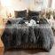 Custom bed cover Shaggy Fur Duvet Cover Luxury Ultra Soft Velvet Bedding Set