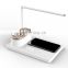 Mesun W20 Multiple Time Display and BT Speaker Table Lamp Wireless Charger Modern Desk Lamp