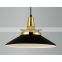 Wholesale black color aluminum lampshade dining room chandeliers modern metal pendant light