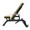 High quality strength machine gym equipment workout weight gym bench adjustable