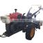 Agricultural 12HP Diesel Micro Power Tiller for Plowing and Ridging