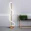 guzhen DIY metal+silicon LED tube irregular floor lamp