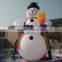 Longchuang christma inflatable decoration,cute inflatable snowman, new design inflatable snowman