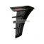 Universal Car Glossy Shark Side Decor Door Fender Vent Air Wing Cover Trim Black Carbon  Car Universal Side Wing Cover