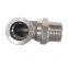 Male Type Quick Connect 316 Stainless Steel Pneumatic Push In Pipe Fittings, 90 Degree Elbow One Touch Pneumatic Tools