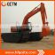 Amphibious excavator with better corrosion resistance performance