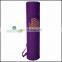 Custom design Embroidery organic cotton canvas Yoga mat Bag